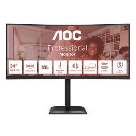AOC CU34E4CV Monitor PC – immagine 1