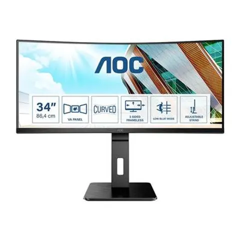 Monitor 32" CU34P2A LED Quad HD (Negro) - AOC – imagen 1