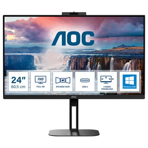 Monitor AOC 24V5CW/BK IPS Full HD LED 23,8" – afbeelding 1