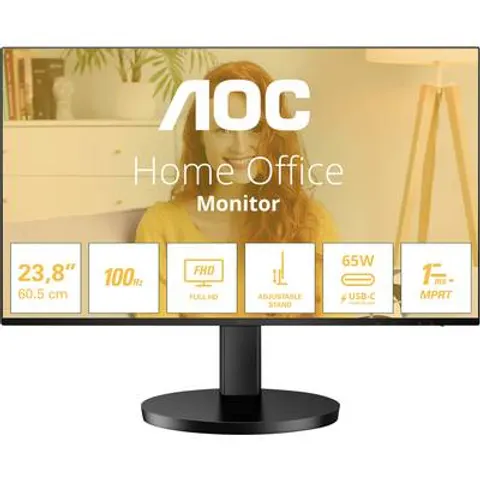 Monitor 23.8" B3 24B3CF2 LED Full HD (Negro) - AOC – imagen 1