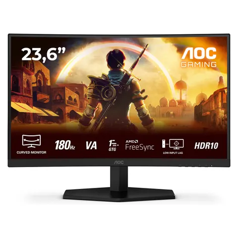 Monitor 24 va 180hz gaming curvo – immagine 1