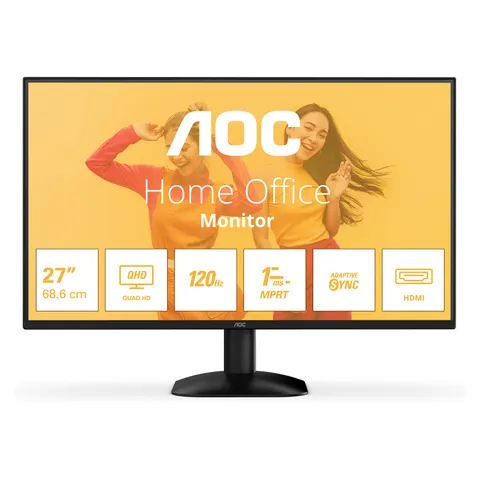 AOC Q27B35S3 Computer Monitors - 27 Inches - Black – image 1