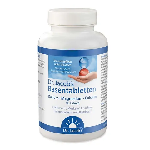Dr. Jacob's Basentabletten Basen-Citrat-Mineralstoffe – Bild 1