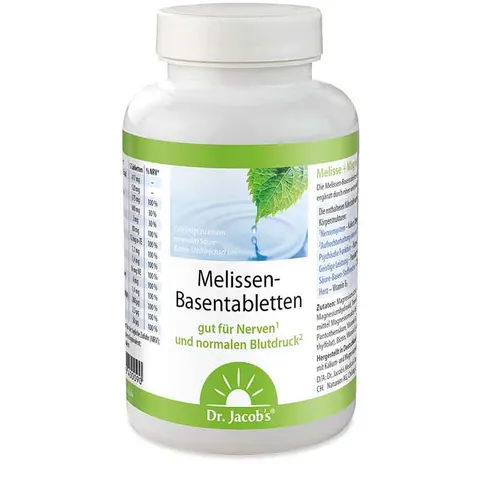 Dr. Jacob's Melissen-Basentabletten B-Vitamine Mineralstoffe – Bild 1