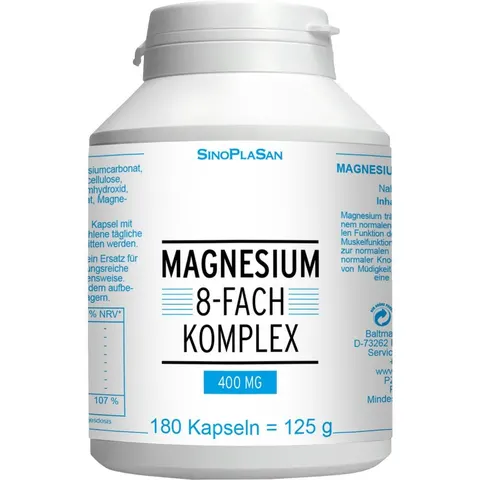 Magnesium 8fach Komplex 400 mg Kapseln – Bild 1