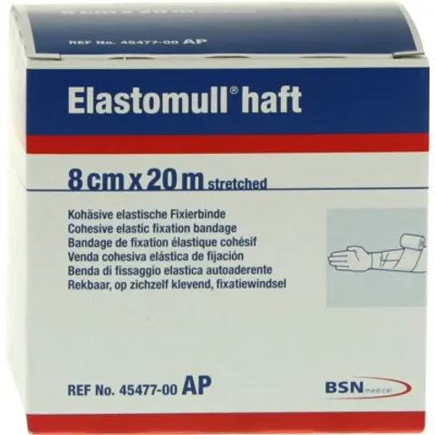 Elastomull haft 8 cmx20 m Fixierbinde – Bild 1