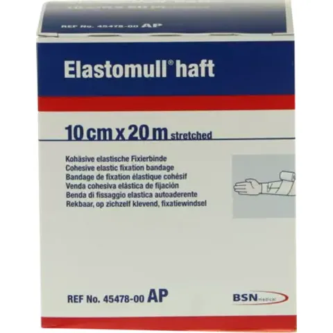 elastomull Benda elastica autoadesiva haft compressione forte cm10x20m mutua – immagine 1