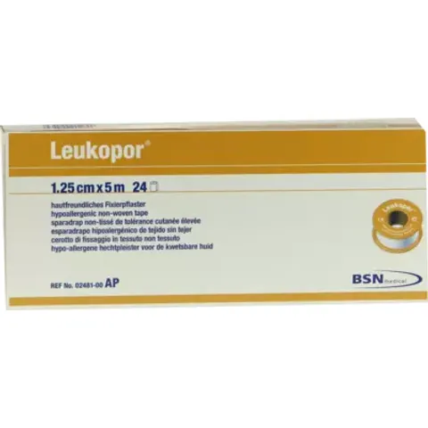 LEUKOPOR 1,25 cmx5 m 24 St Pflaster – Bild 1