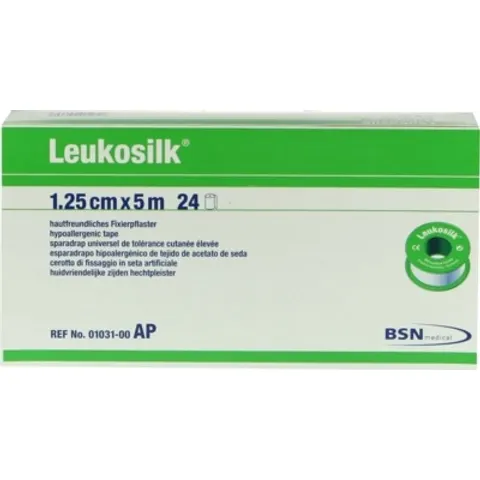 LEUKOSILK 1,25 cmx5 m 24 St Pflaster – Bild 1