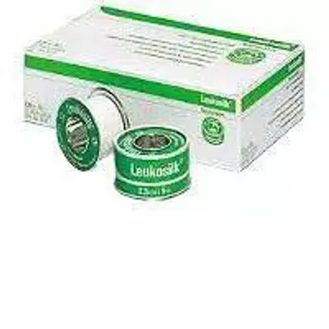 Leukosilk 5 cmx9,2 m 6 St Pflaster – Bild 1