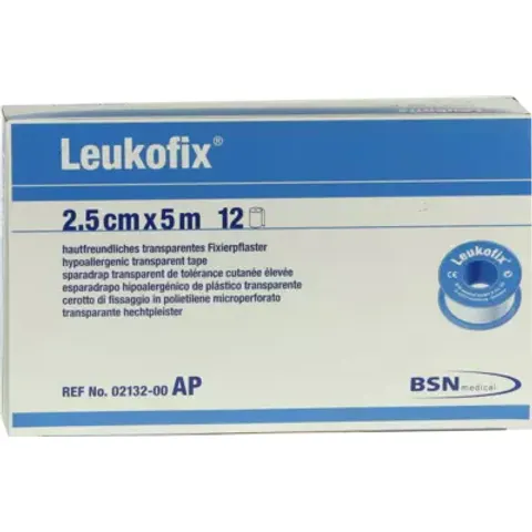 Leukofix Verbandpfl.2,5 cmx5 m 12 St Pflaster – Bild 1