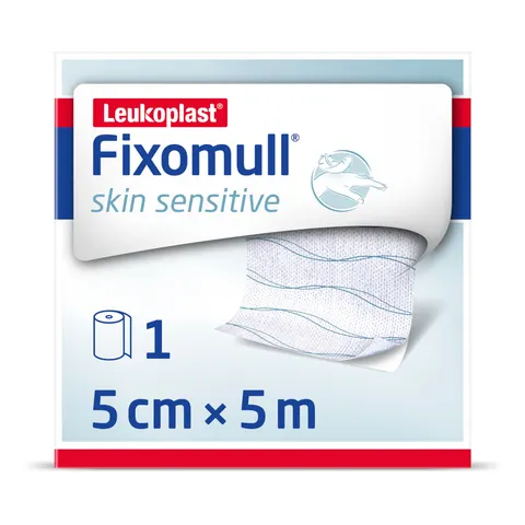 Fixomull Skin Sensitive 5 cm x 5 m 1stk – Bild 1