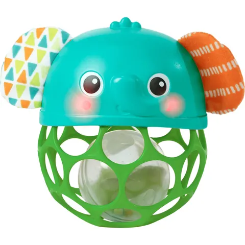 Bright Starts Greifling Oball Schleckermäulchen Elefant – tuerkis – Bild 1