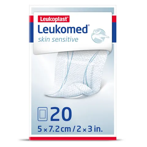 Leukomed skin sensitive 7,2x5cm 20 St Pflaster – Bild 1