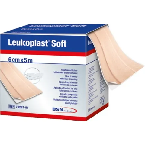 Leukoplast Soft Pflaster 6 cmx5 m Rolle – Bild 1