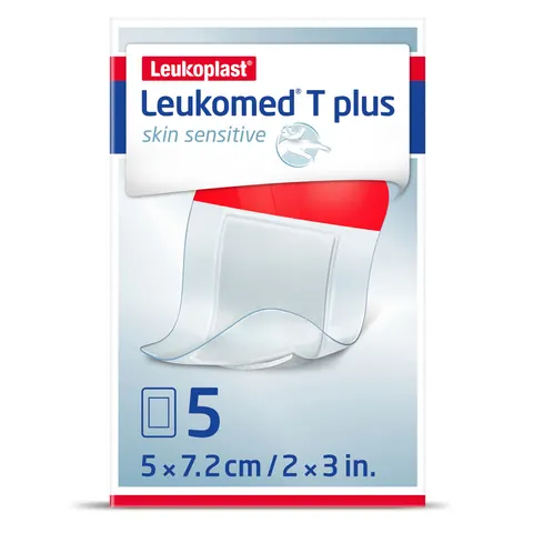 leukomed T Plus Skin Sensitive 5x7,2 cm 5 Pezzi – immagine 1