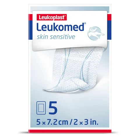 Leukomed Skin Sensitive Steril 5x7,2 Cm – Bild 1