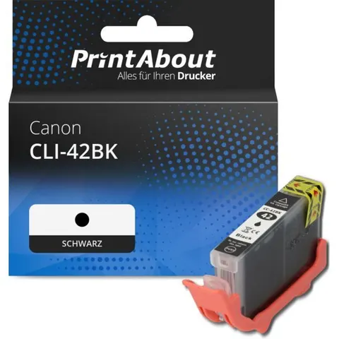 PrintAbout Cartouche compatible Canon CLI-42BK - Noir – CLI42BK – image 1