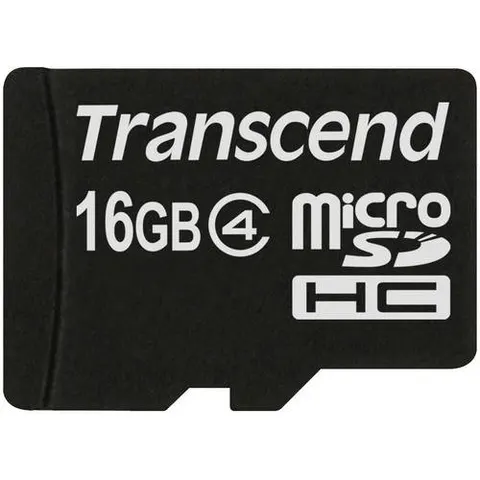 TS16GUSDC4 - MicroSDHC-Card 16GB, Transcend Class 4 – image 1