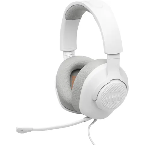 JBL QUANTUM 100M2 CUFFIE PC, Bianco – immagine 1