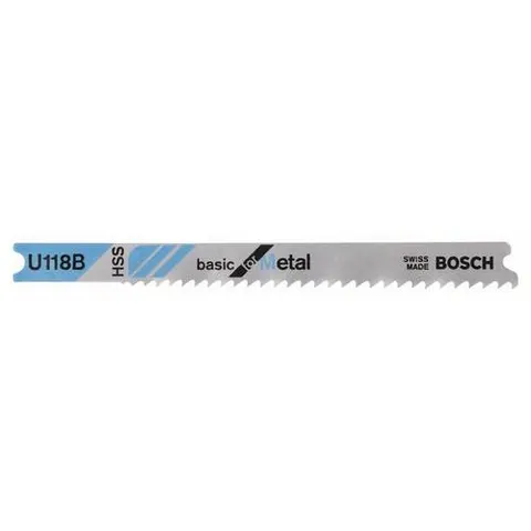 Bosch - Decoupeerzaagblad U 118 B Basic for Metal - 3 stuks – afbeelding 1