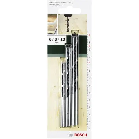 Bosch houtboren set - 6,8,10 mm – afbeelding 1