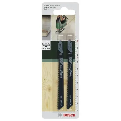 Bosch - Decoupeerzaagblad HCS, T 111 C Basic for Wood – afbeelding 1