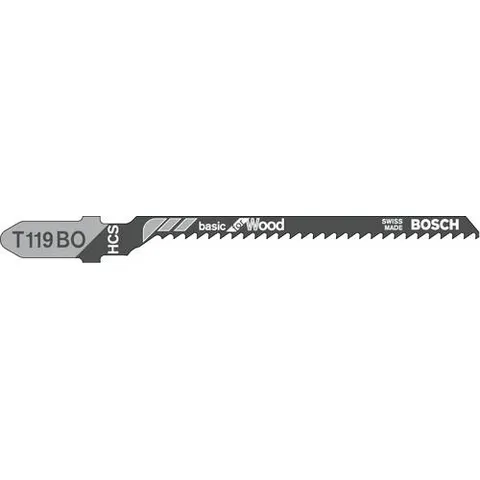 Bosch - Decoupeerzaagblad HCS, T 119 BO Basic for Wood – afbeelding 1
