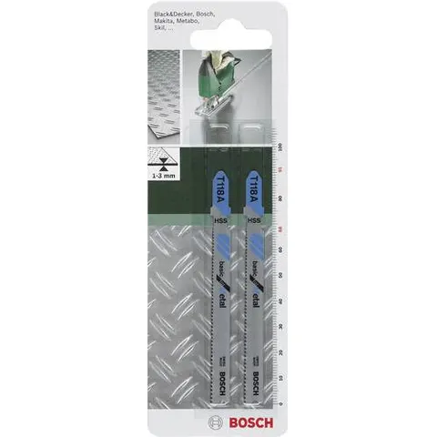 Bosch - Decoupeerzaagblad HSS, T 118 A Basic for Metal – afbeelding 1
