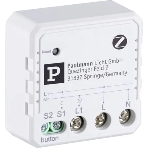 Verzonken actuator Smart Home Zigbee 3.0 On/Off Wit – afbeelding 1