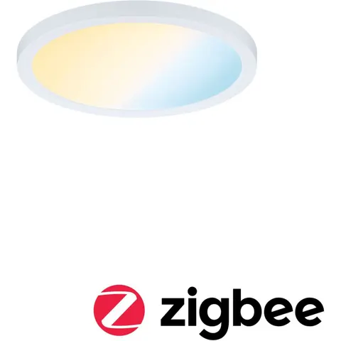 Paulmann Areo panel ZigBee CCT round white 17.5 cm – image 1