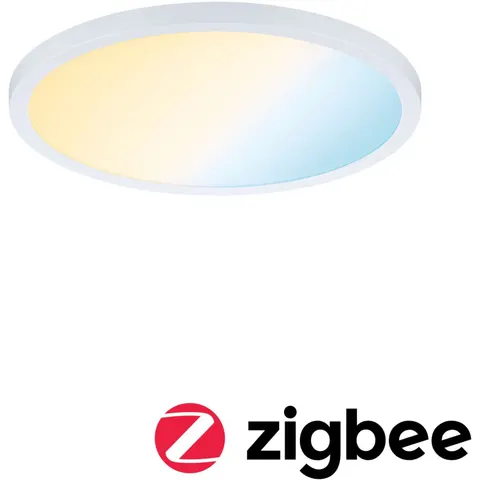 Paulmann Areo panel ZigBee CCT round white 23 cm – image 1