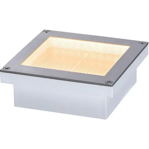 Paulmann Brick LED recessed light, ZigBee, 10 x 10 cm – grey, clear – image 1