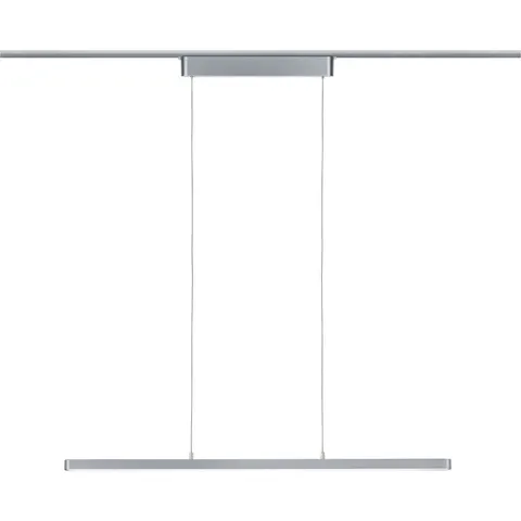 Paulmann URail Lento LED pendant ZigBee CCT chrome – matt chrome – image 1