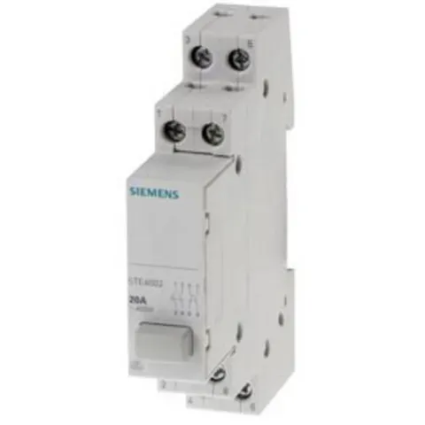 SIEMENS SIE 5TE4802 - Contactor, 3 NO+1 NC, 1 button, grey, without latching function – image 1
