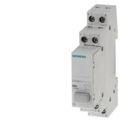SIEMENS SIE 5TE48012 - Contactor, 2 NO+2 NC, 1 button, grey, without latching function – image 1
