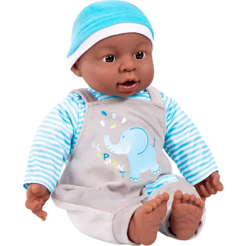 Bayer Design Puppe Brooky Boy 40cm – hellblau – Bild 1