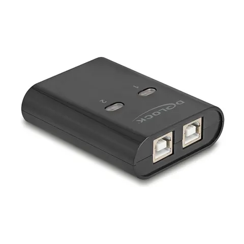 Delock USB 2.0 Switch 2 PC to 1 device – 115037 – afbeelding 1