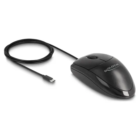 Delock Optical USB Type-C™ Desktop Mouse – Silent – afbeelding 1