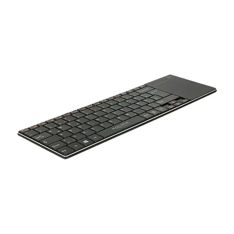 DELOCK 12454 - Keyboard, WLAN, with touchpad, 6 mm flat – image 1
