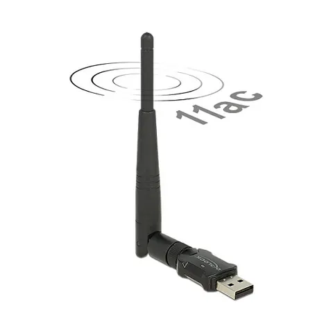 DELOCK WL-Antenne USB2.0 3dBi 2,4+5 GHz – Bild 1