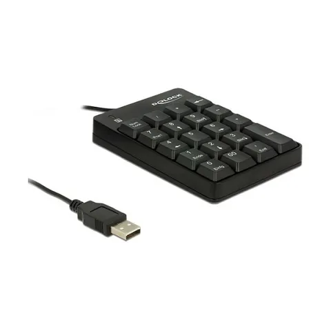 DELOCK 12481 - USB Key Pad 19 keys black – image 1