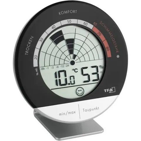 TFA DOSTMANN WS 5032 - Termo-higrómetro de radar de moldes – imagen 1