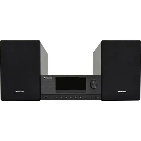 Panasonic SC-PMX112E-K Micro System with CD, DAB+, FM Radio & Bluetooth - Black – image 1