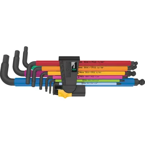 WERA 05022640001 - Angle key set, imperial, 9 pieces – image 1