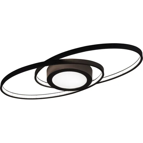Reality Leuchten LED ceiling light Galaxy, dimmable, anthracite – image 1