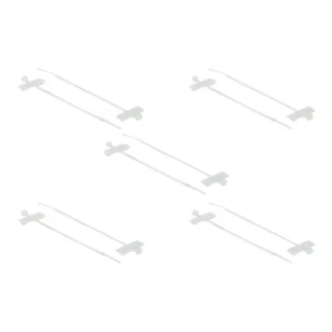 Tie-wraps 100 x 2,5mm / transparant - met label (10 stuks) – afbeelding 1