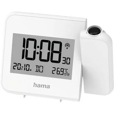Hama wekker- Hvar - Projectie- Wit – afbeelding 1