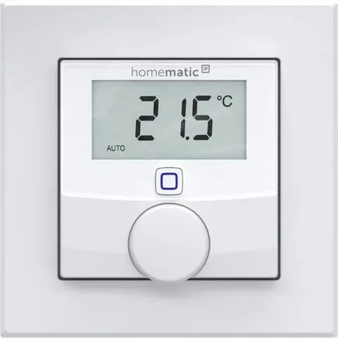 Homematic IP Wandthermostat mit Luftfeuchtigkeitssensor - Weiß – White – Bild 1