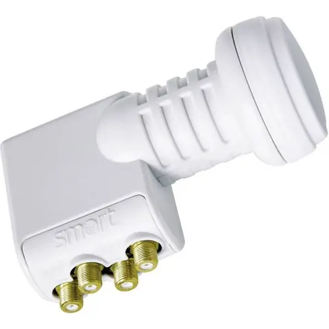 Smart Titanium quad-LNB digitaal met switch – afbeelding 1